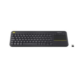 Logitech Wireless Touch Keyboard K400 Plus tastiera RF Wireless AZERTY Francese Nero (920-007129)