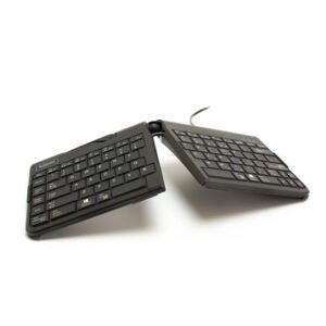 BakkerElkhuizen Goldtouch Travel Go2 tastiera USB QWERTY Inglese US Nero