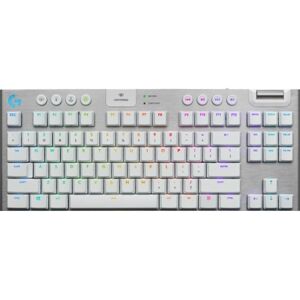 Logitech G G915 TKL Tenkeyless LIGHTSPEED Wireless RGB Mechanical Gaming Keyboard tastiera RF senza fili + Bluetoot (920-009663)