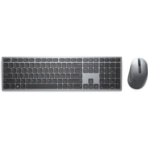 Dell KM7321W tastiera RF senza fili + Bluetooth QWERTY Nordic Grigio, Titanio (KM7321WGY-NOR)