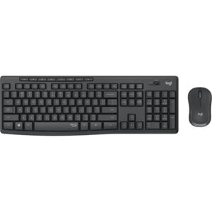 Logitech MK295 Silent Wireless Combo tastiera Mouse incluso USB QWERTY Inglese Grafite (920-009799)