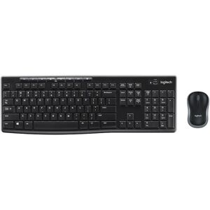 Logitech MK270 Combo Tastiera e Mouse Wireless per Windows, 2,4 GHz Wireless, Mouse Compatto, 8 Tasti Multimediali e di Scelta Rapida, Durata della Batteria 2 anni, per PC, Laptop