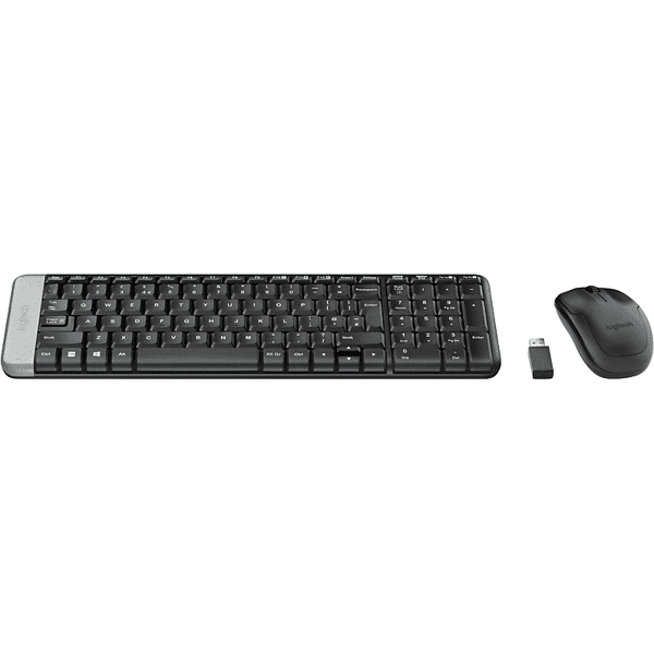 logitech tastiera + mouse  wireless desktop mk220