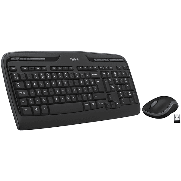 logitech tastiera + mouse  wireless combo mk330