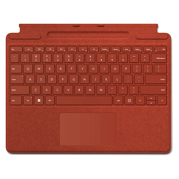 microsoft cover con tastiera srfc pro sig cover red