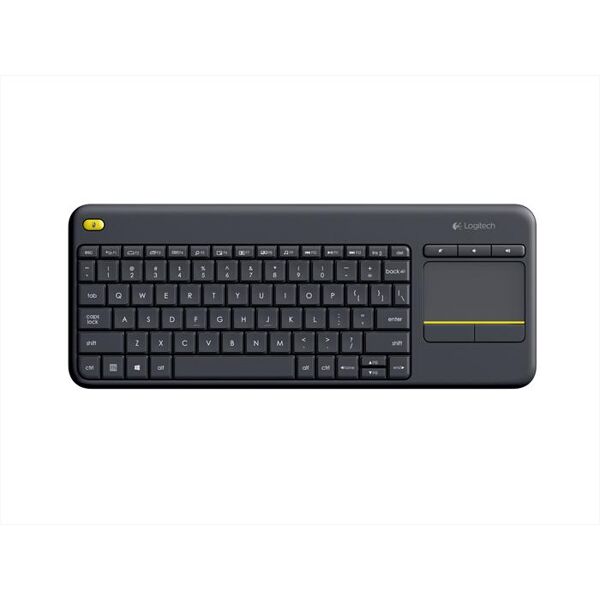 logitech wireless touch k400 plus-nero