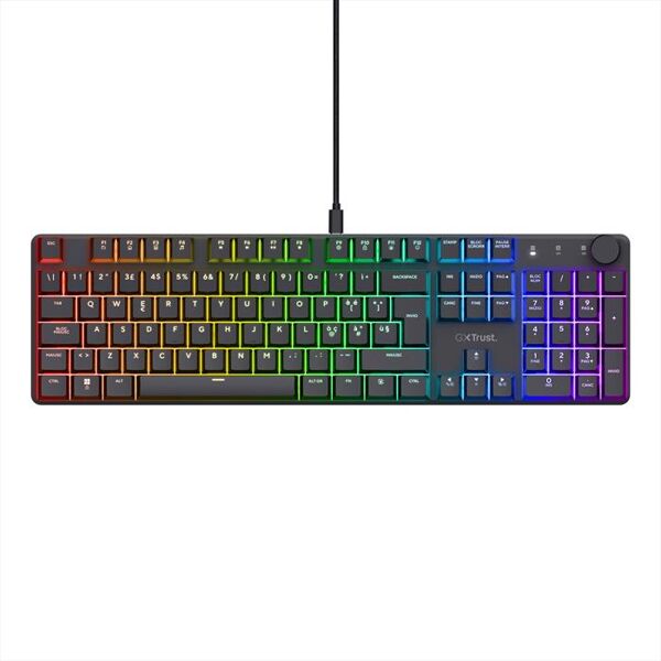 trust gxt866 torix mechanical keyboard it-black/rgb