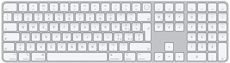 Apple Tastiera Magic Keyboard con Touch ID e tastierino numerico