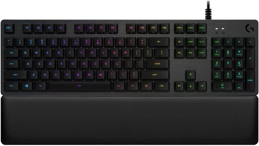 366574 G513 carbon rgb mechanical gaming keyboard gx blue (clicky) - carbon - us int`l - intnl