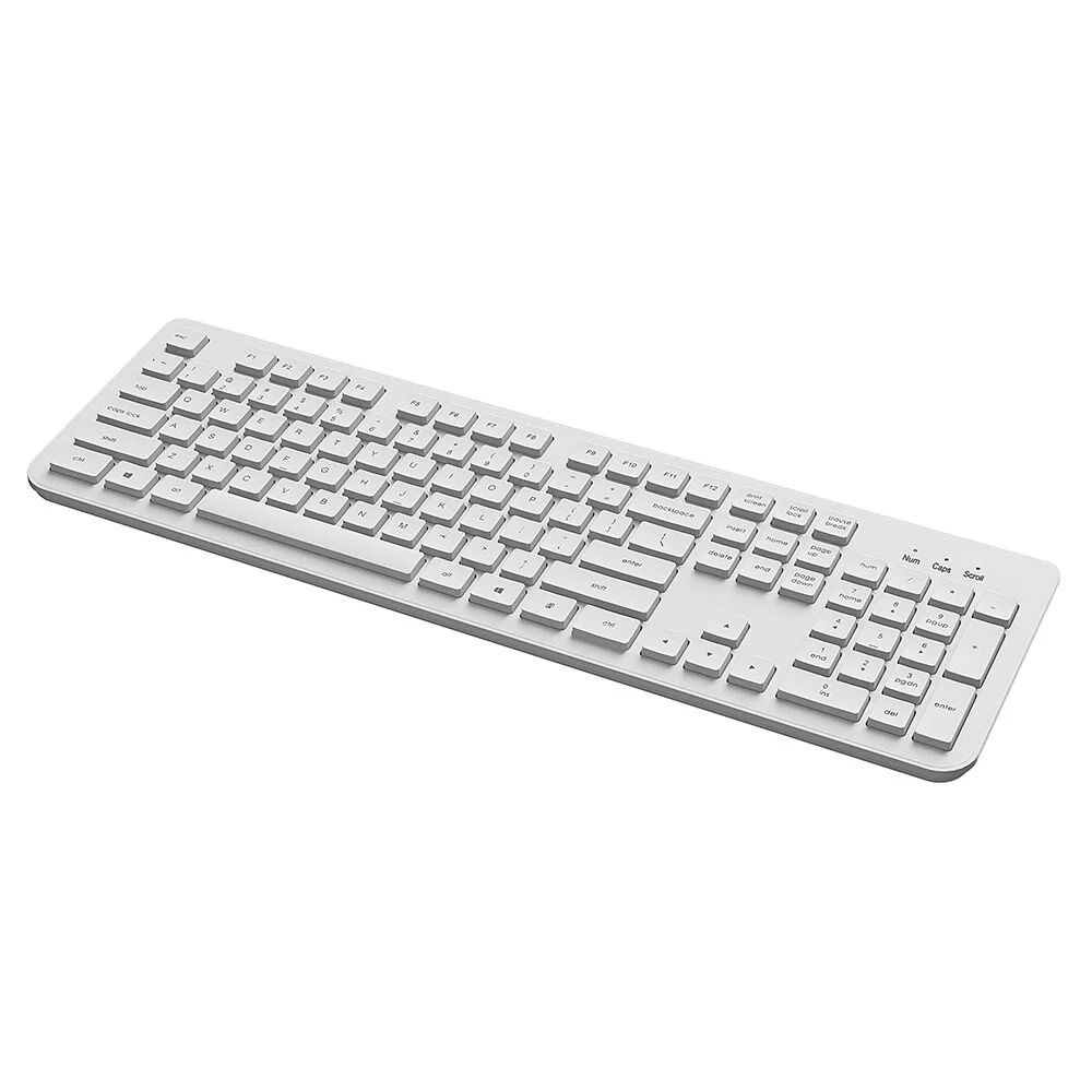 IOPLEE 361G tastiera Mouse incluso RF Wireless QWERTY Bianco