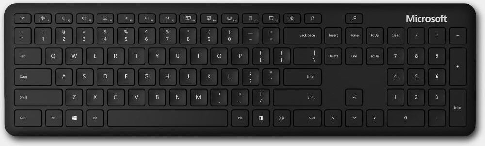 Microsoft Bluetooth Keyboard tastiera Italiano Nero