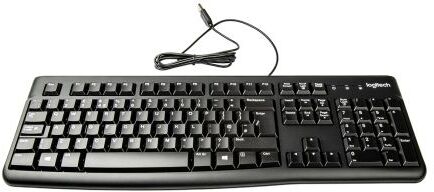 Logitech Tastiera Nero Cablato USB , QWERTY (UK) Standard, 920-002524