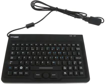 Ceratech Tastiera Nero Cablato USB , QWERTY (UK) Standard, KYBNA-SIL-MINCBK