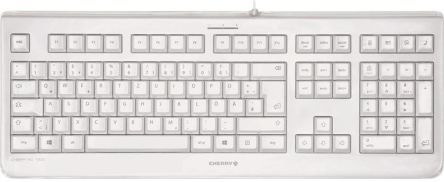 Cherry Tastiera Grigio Cablato USB , QWERTZ Standard, JK-0800DE-0