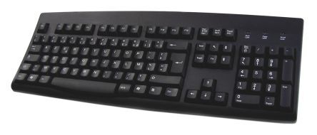 Ceratech Tastiera Nero Cablato PS/2, USB , AZERTY Standard, KYBAC260UP-BKFR