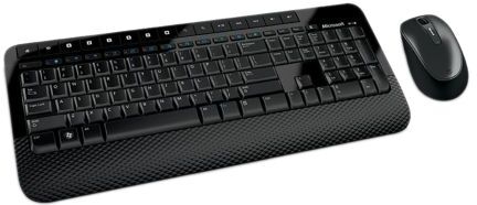 Microsoft Set tastiera e mouse Nero  Wireless Standard QWERTY (UK), M7J-00020