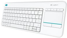 Logitech Kit tastiera mouse Wireless touch keyboard k400 plus - tastiera - italiana - bianco 920-007136