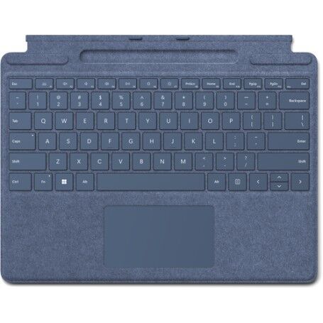 Surface Pro Keyboard Blu Microsoft Cover port QWERTZ Tedesco (8XB-00095)