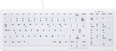 CHERRY AK-C7000 tastiera USB QWERTY Inglese UK Bianco (AK-C7000F-UVS-W/UK)