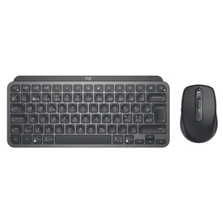 Logitech MX Keys Mini Combo for Business tastiera Mouse incluso RF senza fili + Bluetooth QWERTY Danese, Finlandese (920-011059)