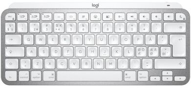 Logitech MX Keys Mini For Mac Minimalist Wireless Illuminated Keyboard tastiera Bluetooth QWERTY Nordic Grigio (920-010524)