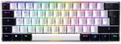 Sharkoon SGK50 S4 tastiera USB QWERTZ Tedesco Bianco (4044951033782)