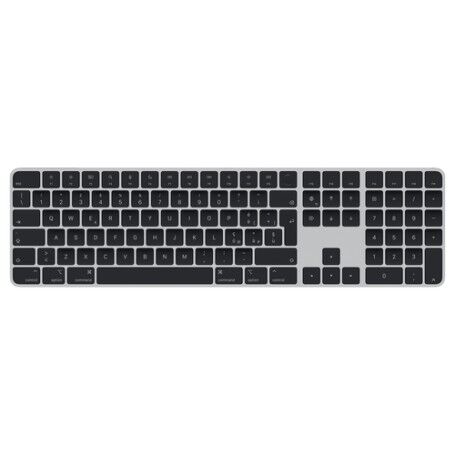 Apple Magic Keyboard in silicone con Touch ID e Tastiera numerica per Mac Nera - Italiano (MMMR3T/A)