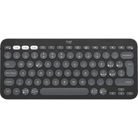 Logitech Pebble Keys 2 K380s tastiera RF senza fili + Bluetooth QWERTY Italiano Grafite (920-011819)