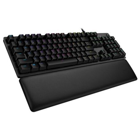 Logitech G G513 CARBON LIGHTSYNC RGB Mechanical Gaming Keyboard, GX Brown tastiera USB QWERTY Inglese Carbonio (920-009330)