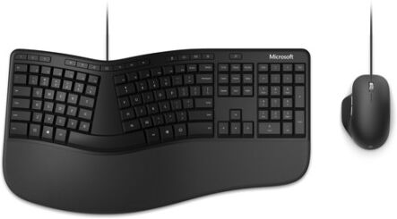 Microsoft Ergonomic Desktop tastiera USB QWERTZ Tedesco Nero (RJU-00006)