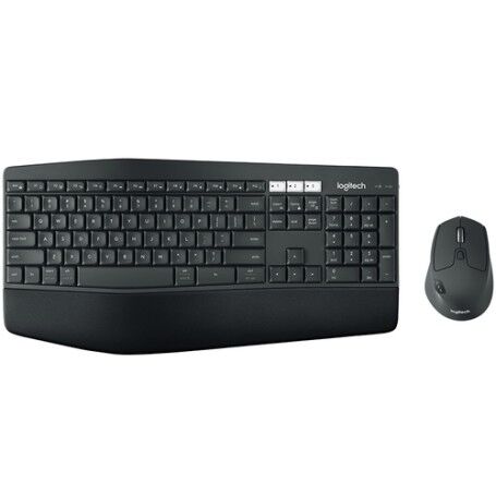 Logitech MK850 Performance Wireless Keyboard and Mouse Combo tastiera RF senza fili + Bluetooth QWERTY Inglese Nero (920-008219)