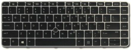 HP Backlit keyboard assembly (United Kingdom) Tastiera (836308-031)