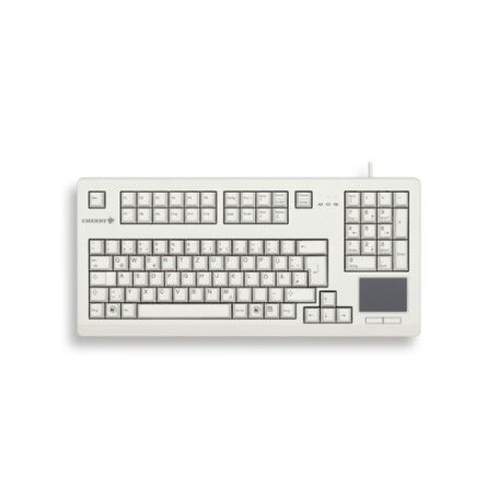 CHERRY TouchBoard G80-11900 tastiera USB QWERTY Inglese Grigio (G80-11900LUMEU-0)