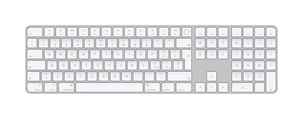 Apple Magic Keyboard con Touch ID e tastierino numerico per Mac con chip - italiano