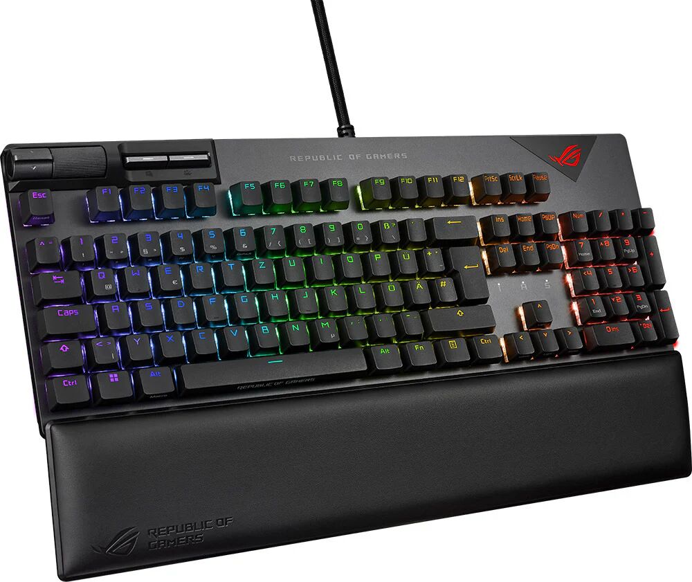 Asus ROG Strix Flare II tastiera USB QWERTY Italiano Nero, Grigio