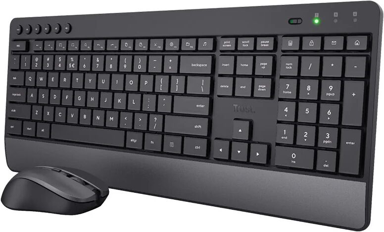 Trust Trezo tastiera Mouse incluso RF Wireless QWERTY Italiano Nero