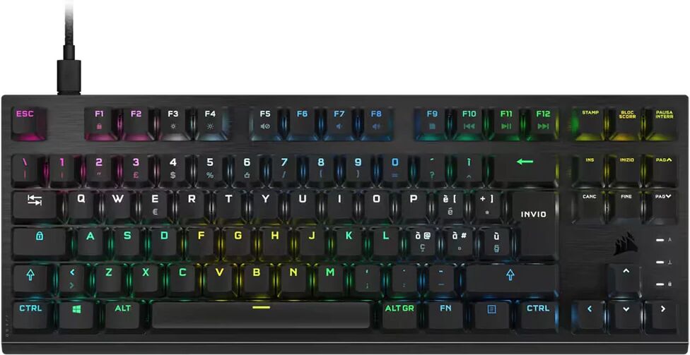 Corsair K60 PRO TKL tastiera USB QWERTY Italiano Nero