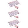 Gatuida 3Pcs Tablet Toetsenbord Computer Toetsenbord Rose Gouden Toetsenbord Tablet Toetsenbord Ultradun Toetsenbord Voor Computer Toetsenbord 24G Toetsenbord 24G Toetsenbord Set