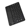 Keenso Mini Keyboard with Touchpad Wireless Keyboard Bluetooth Keyboard, Wireless Keyboard for Touchpad, Wireless Keyboard Touchpad Combo Set for PC Tablet Keyboards, Mice &