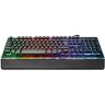 Trust Gaming GXT 860 Thura AZERTY-toetsenbord voor gamers, semi-mechanisch, led, helder, anti-ghosting, 12 multimedia-toetsen, AZERTY, zwart