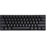 HYK Mechanisch Toetsenbord Mechanische Gaming Mode 60% RGB Mechanische Gaming Gaming Toetsenbord voor PC/Gamer, Typist (Kleur: Zwart, Maat: BRUIN SCHAKEL) (Kleur: Zwart, Maat: BRUIN SCHAKELAAR)