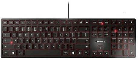 CHERRY keyboard KC 6000 Slim zwart  - 40.28