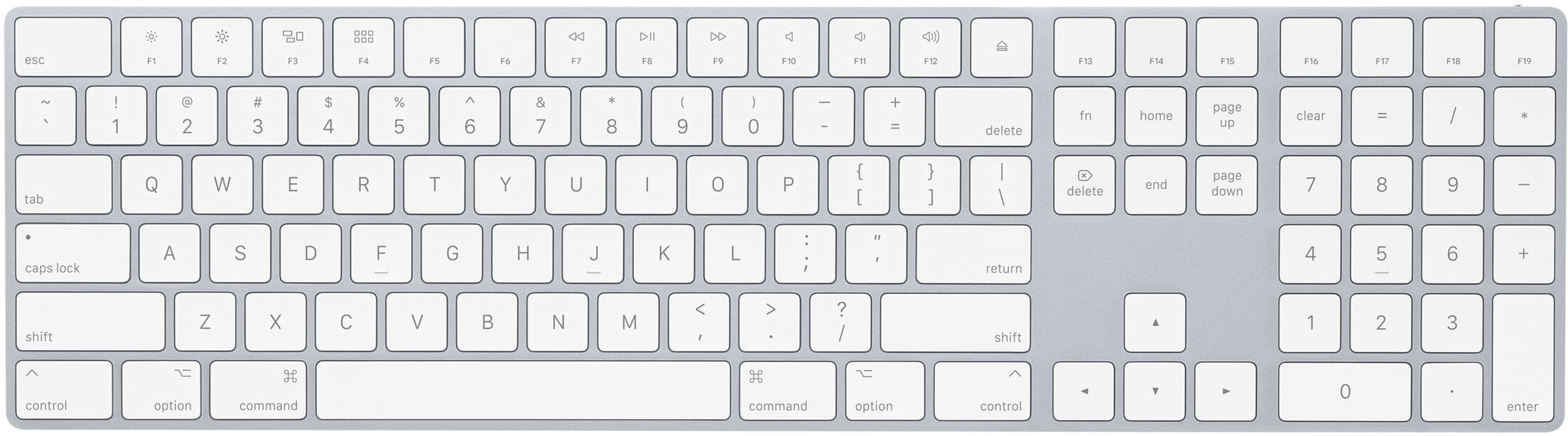 Apple Magic Keyboard met Numpad - Silver (QWERTY US)