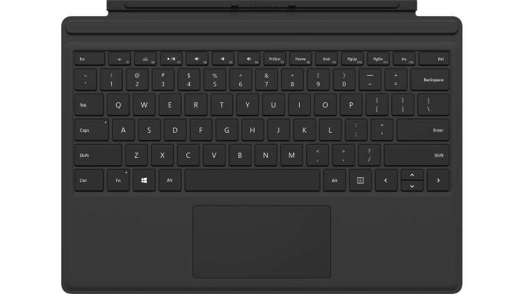 Microsoft Surface Pro Type Cover - Zwart (QWERTY)