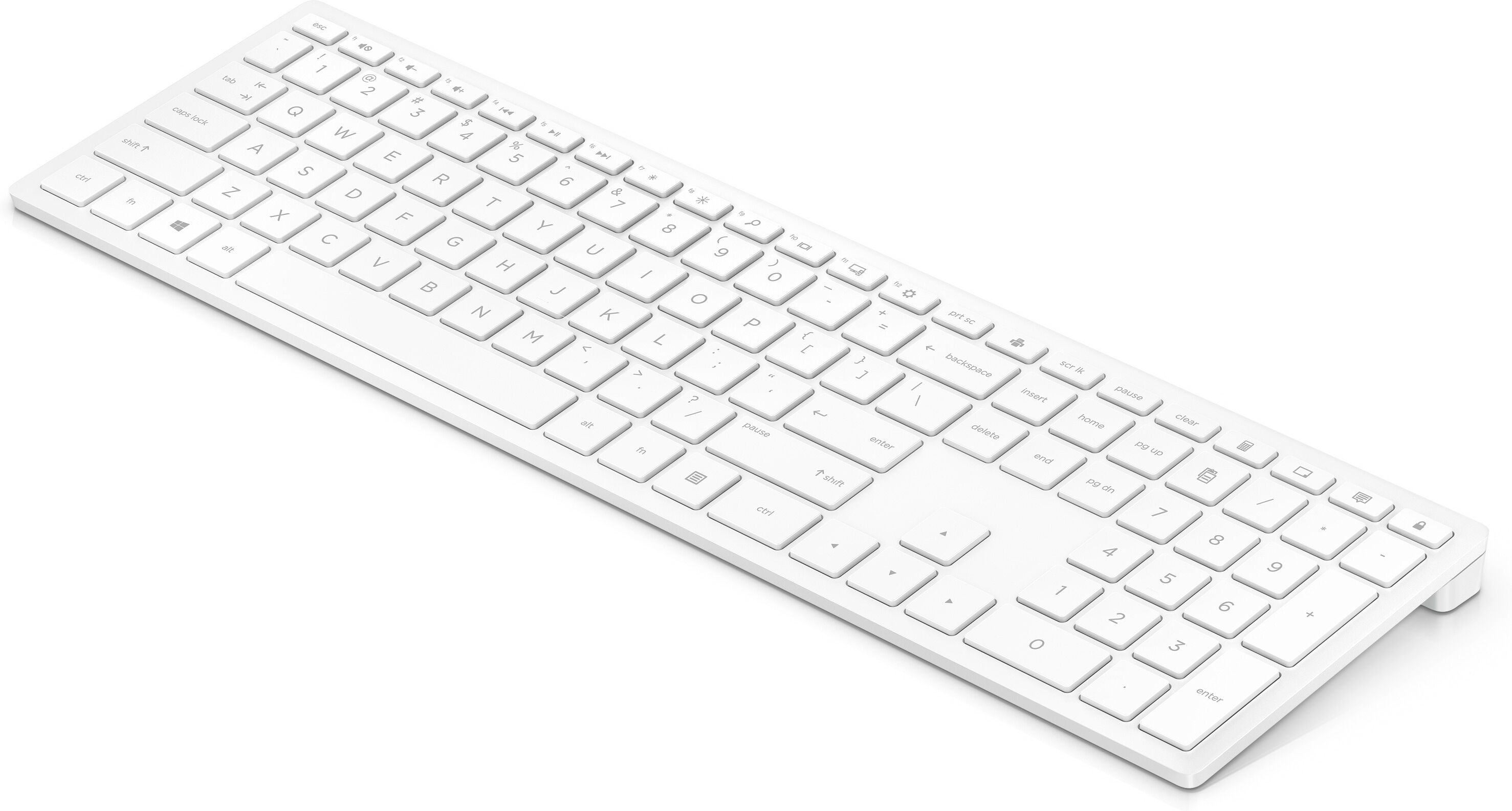 HP Pavilion Wireless Keyboard 600 - Snow White - Qwerty