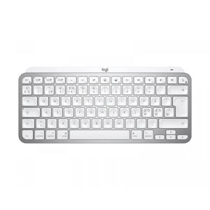 Logitech Mx Keys Mini Wireless Keyboard - Trådløs Tastatur - Pale Grey
