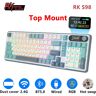 RK ROYAL KLUDGE-S98 Teclado mecânico  Top Mount  Tela TFT  98 teclas  RGB  BT5.0  2.4G  USB-C