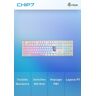 Teclado Ducky ONE 3 Classic Full-Size Pure White Hot-swappable MX-Red RGB PBT - Mecânico (PT)