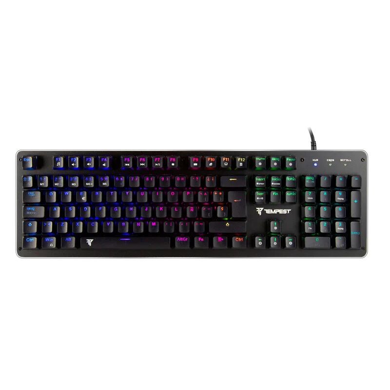 Tempest k10 rgb teclado mecânico gaming switch red