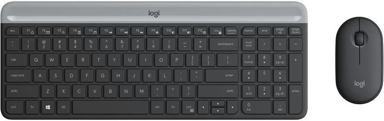 Logitech mk470 slim combo teclado + rato sem fios